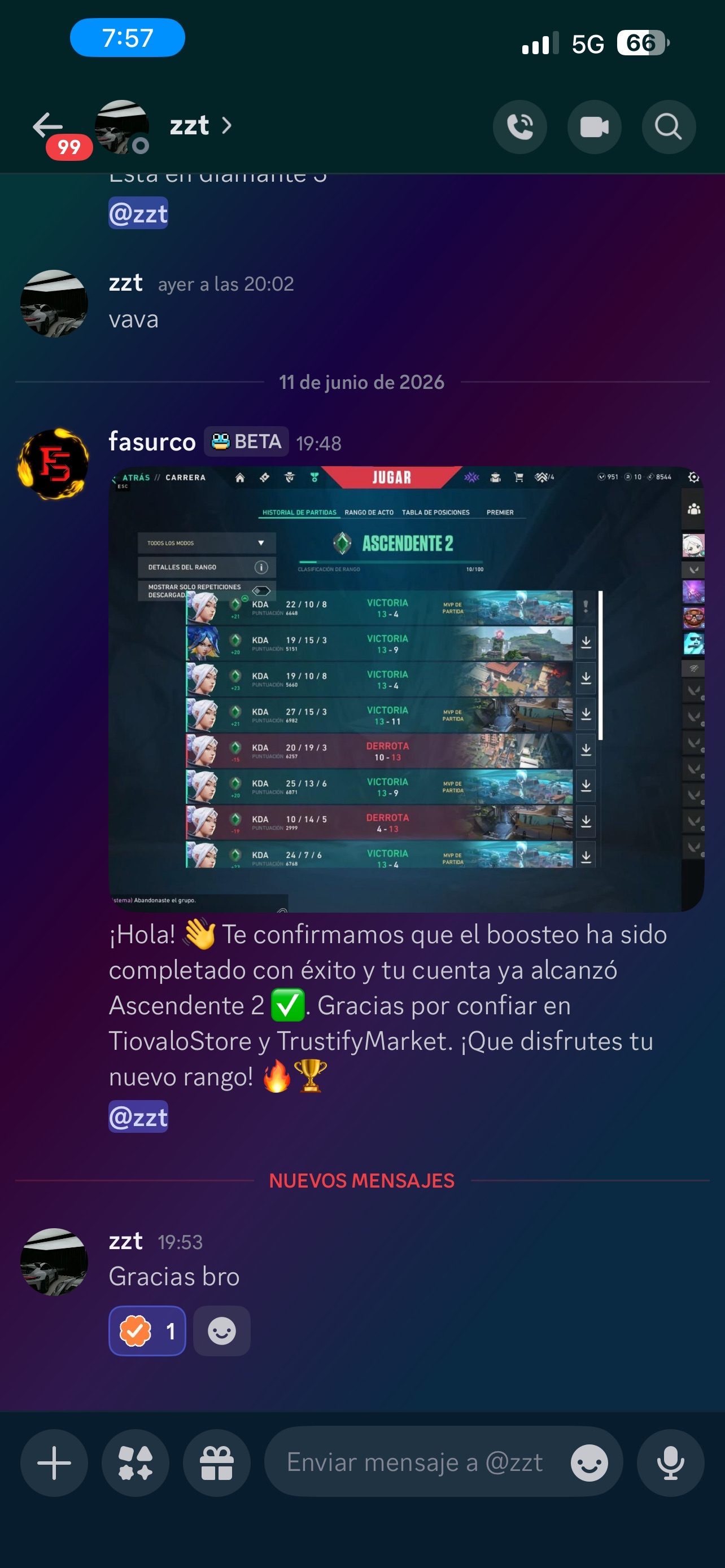 Prueba: Gracias bro