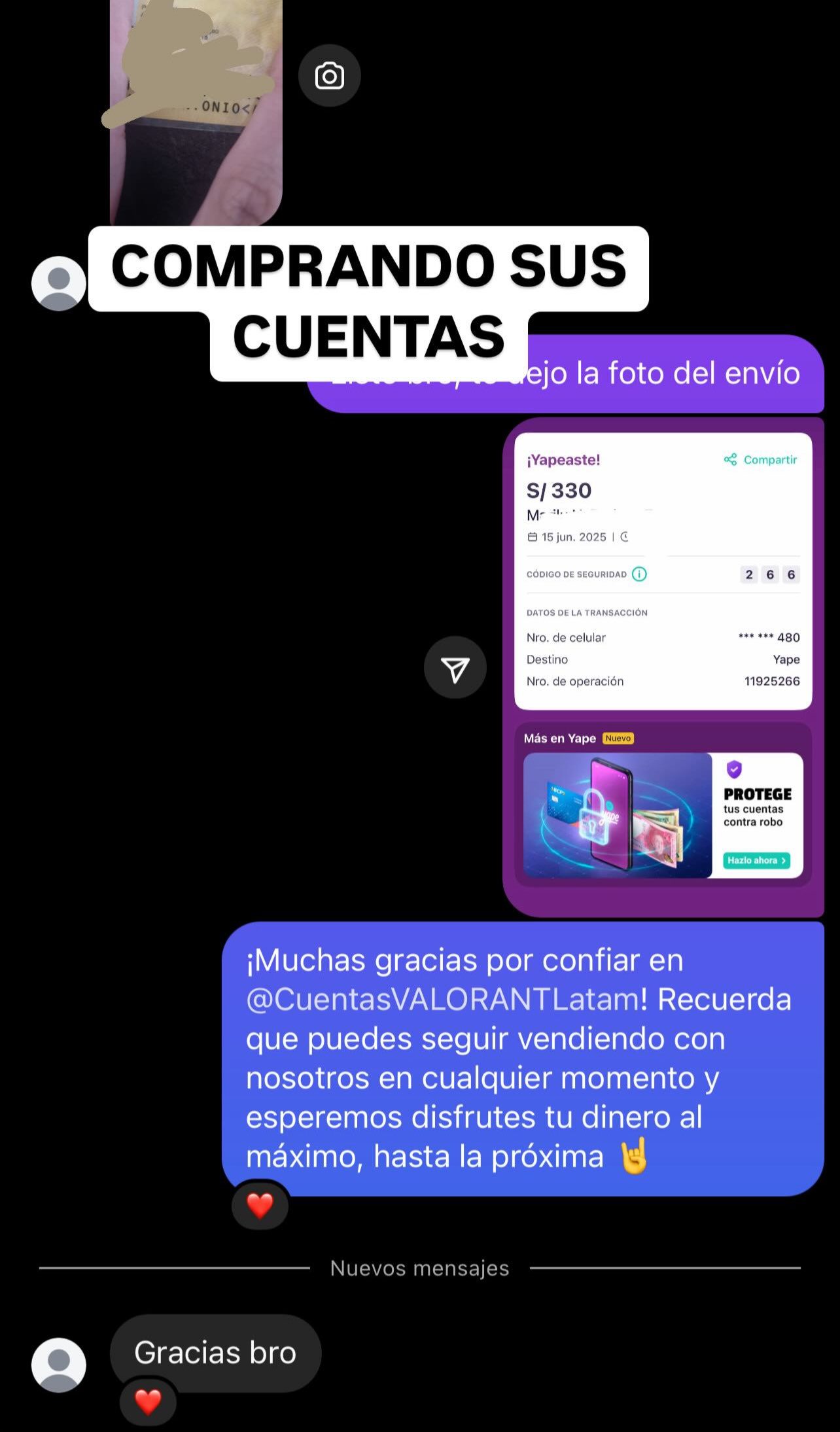 Prueba: Gracias bro