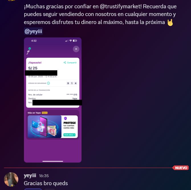 Prueba: Gracias bro, quedamos